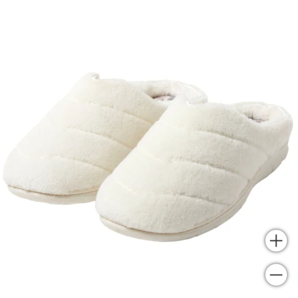 Dearfoams Women's Slippers - White L Size - Picture 3 of 5